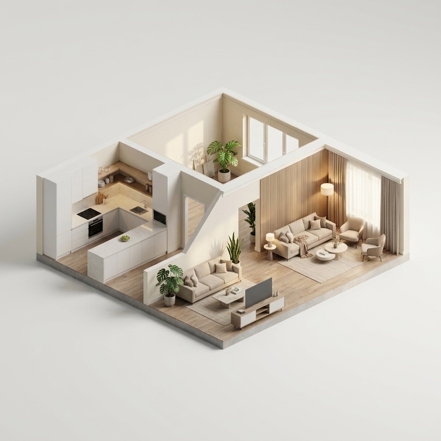 Departamento remodelado